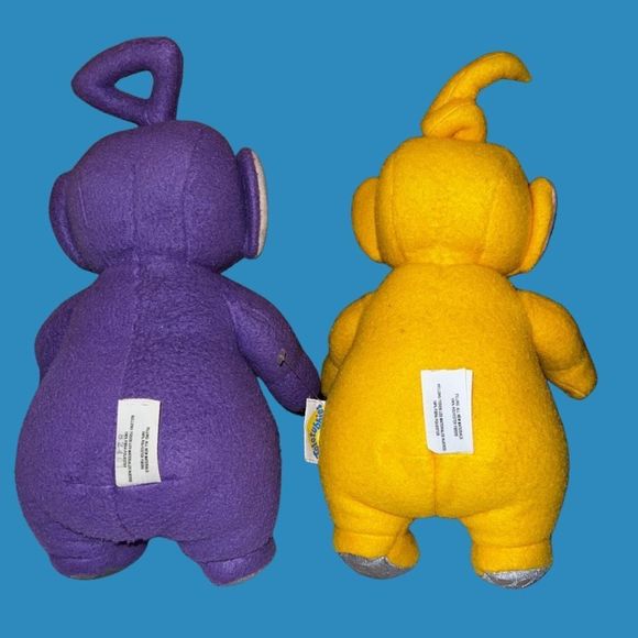 Vintage 1998 Hasbro Playskool Po & Laa Laa Teletubby Plush - Picture 2 of 5